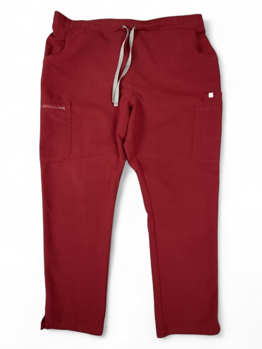 FIGS Yola Skinny Scrub Pants XL Burgundy Slim Fit TW2000R